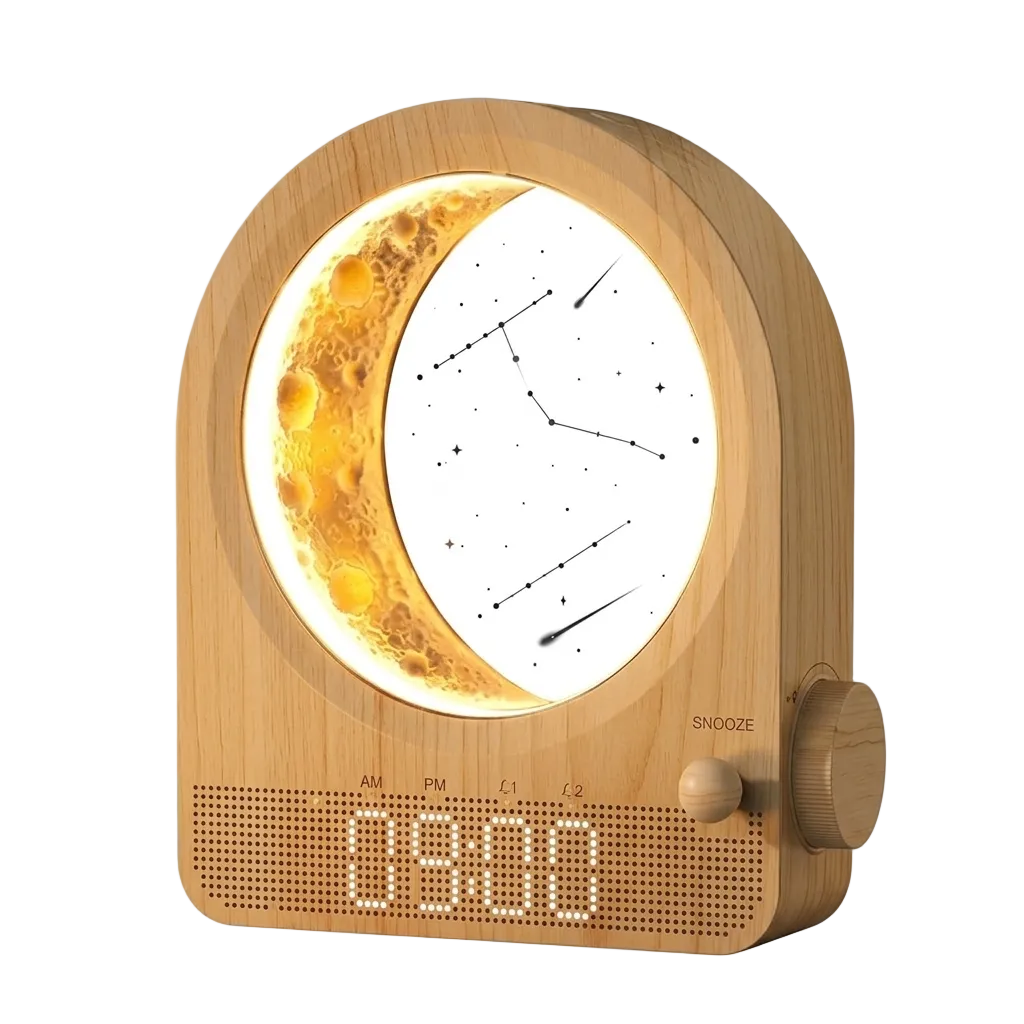 Meteor Moonlight Alarm Clock