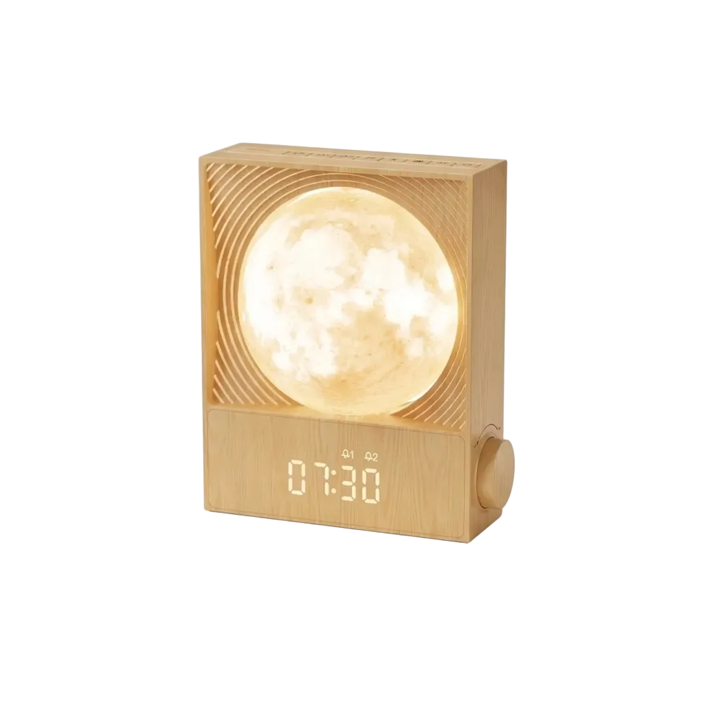 Moon Light Alarm Clock