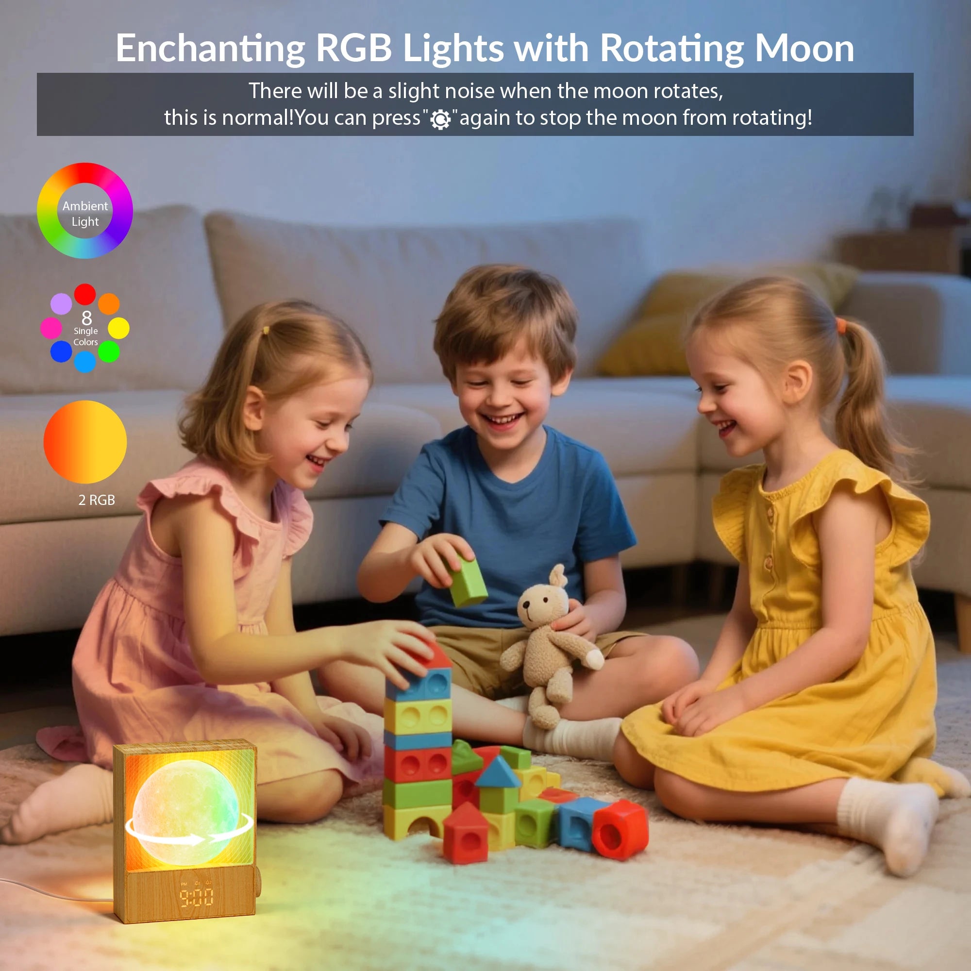LunaRise — Sunrise Alarm Clock & Moon Lamp