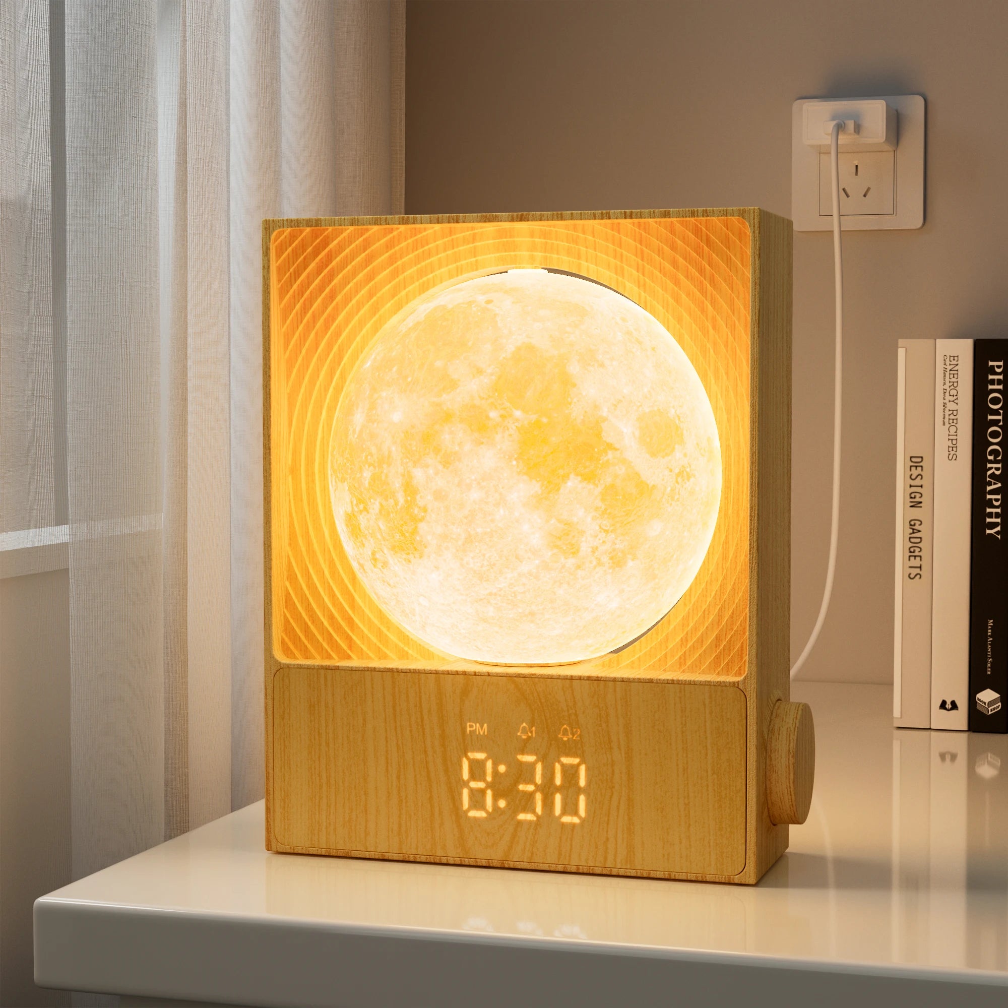 LunaRise — Sunrise Alarm Clock & Moon Lamp