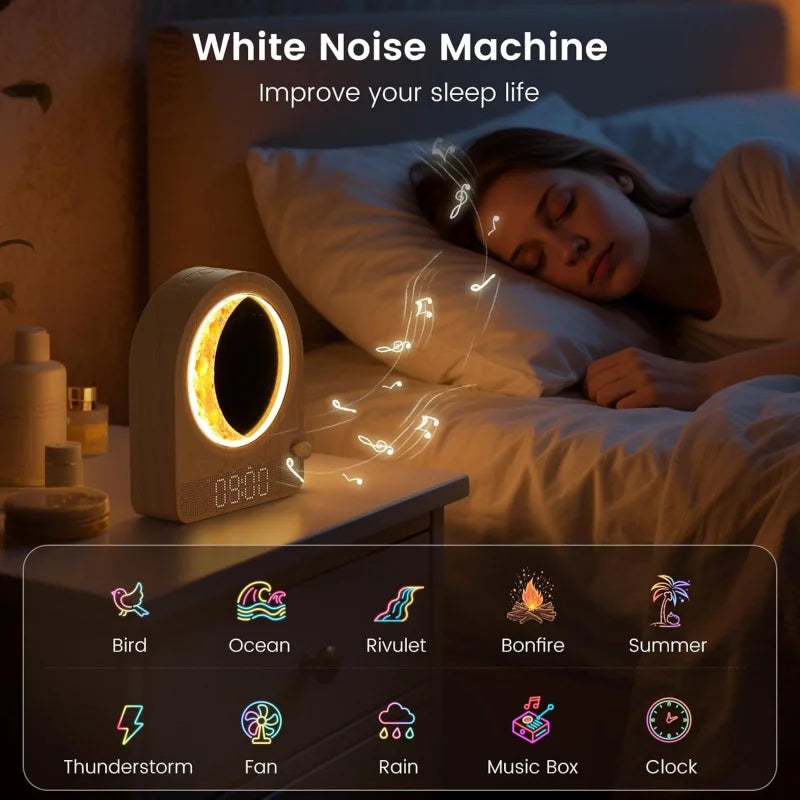Meteor Moonlight Alarm Clock