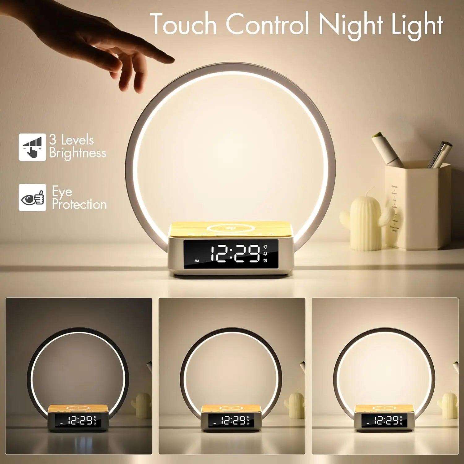 Touch Bedside Lamp Charger