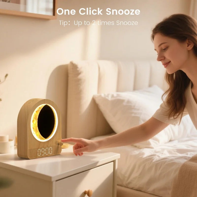Meteor Moonlight Alarm Clock