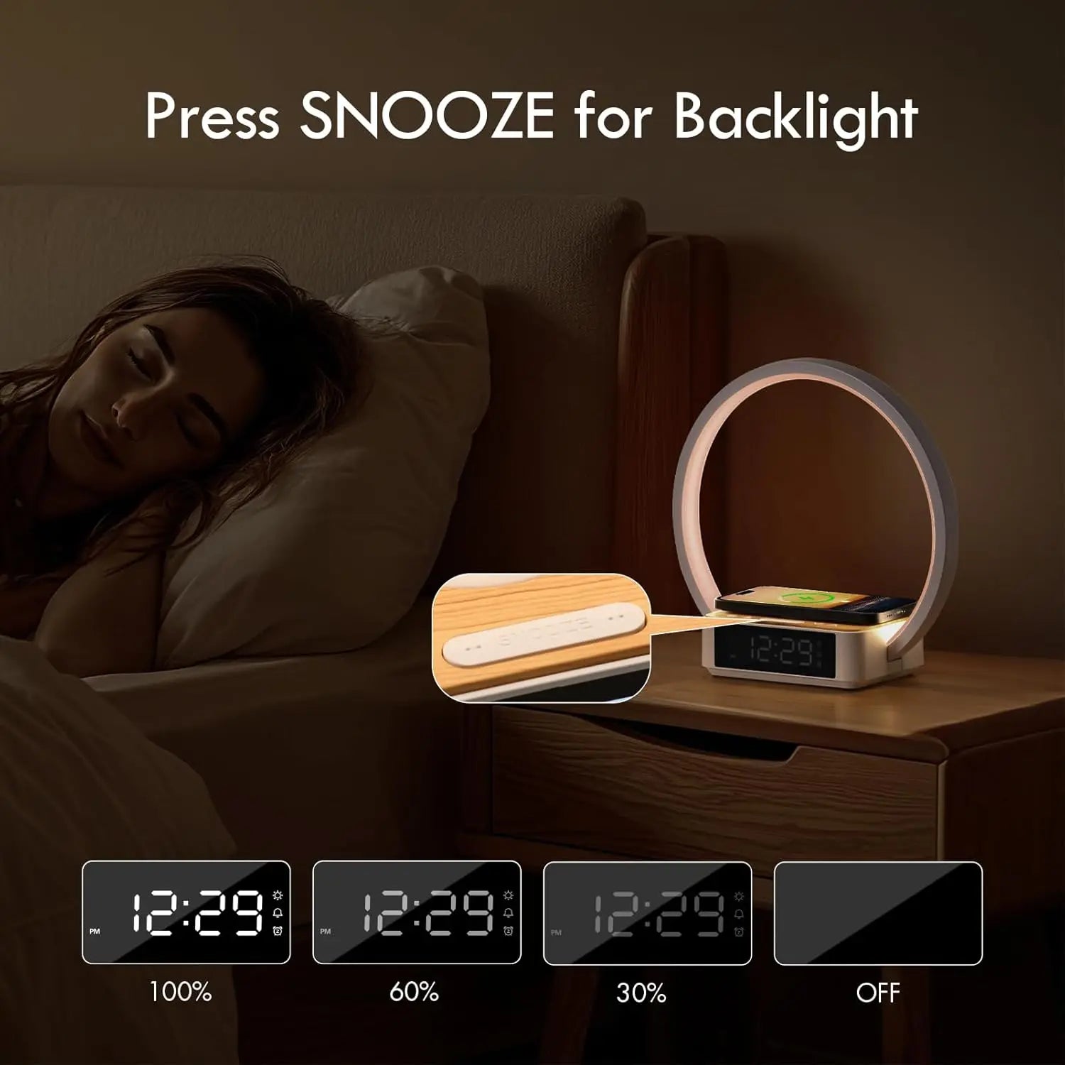 Touch Bedside Lamp Charger