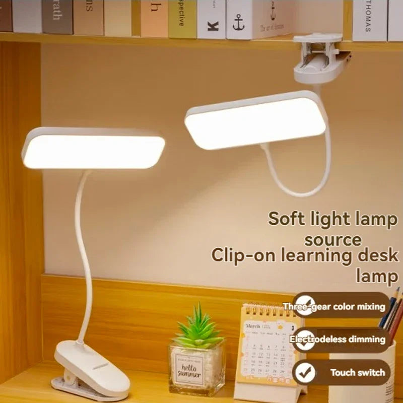 Clip-On Desk Lamp with Eye Care