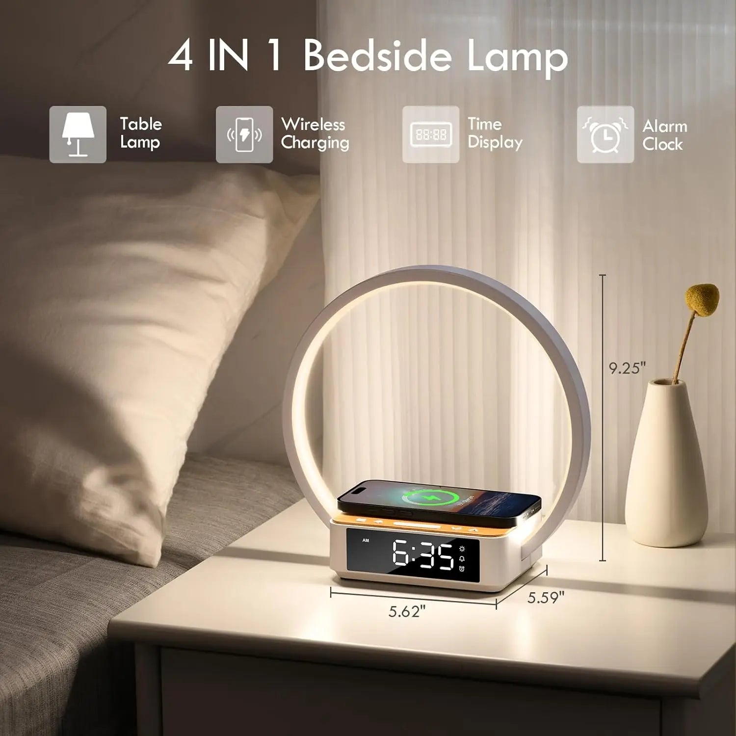 Touch Bedside Lamp Charger