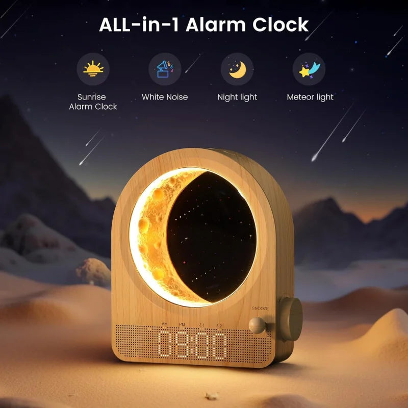 Meteor Moonlight Alarm Clock